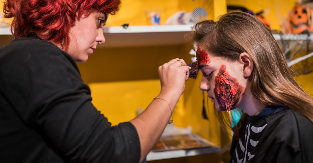 animation atelier maquillage à walibi rhône-alpes